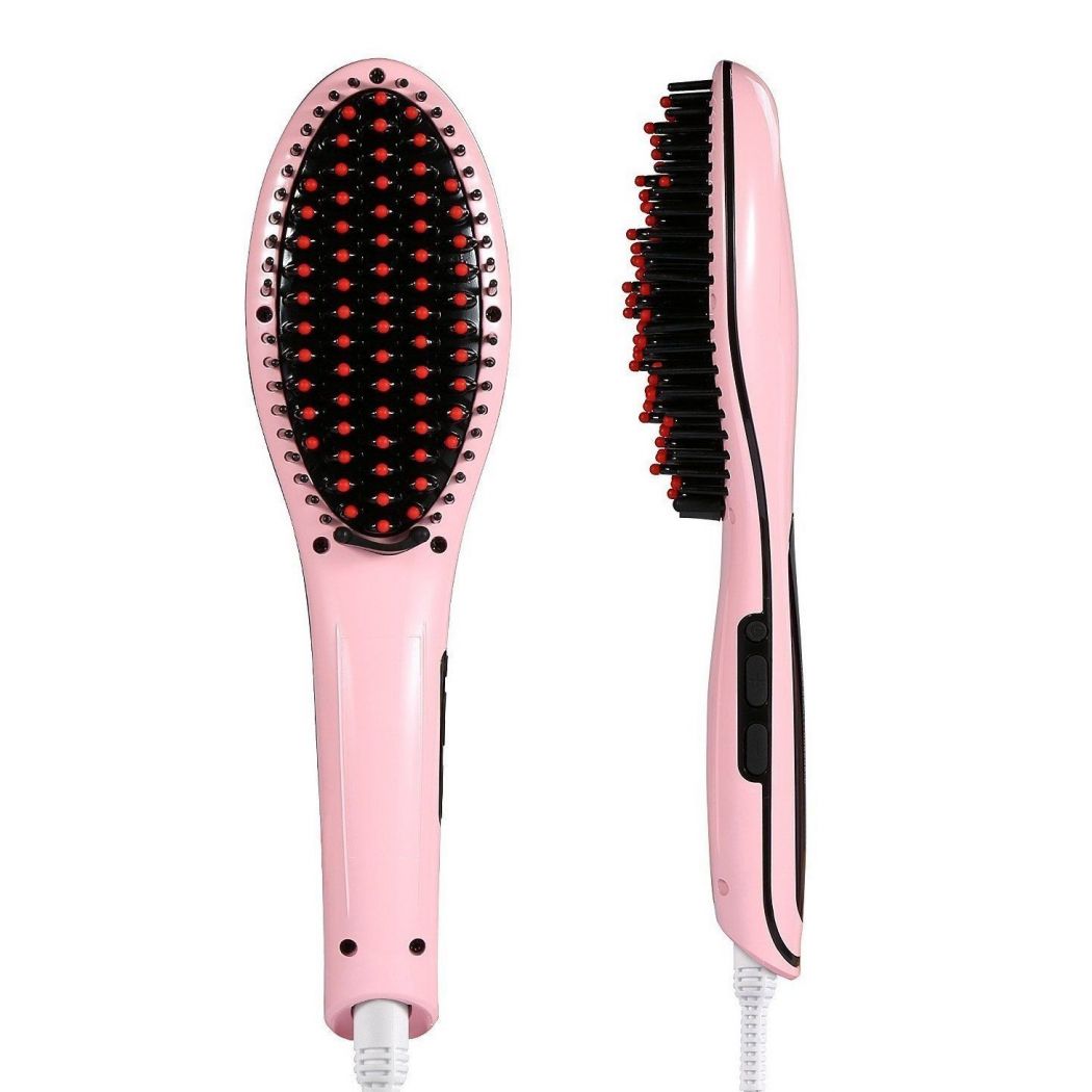 Fast Hair Brush Straightner 